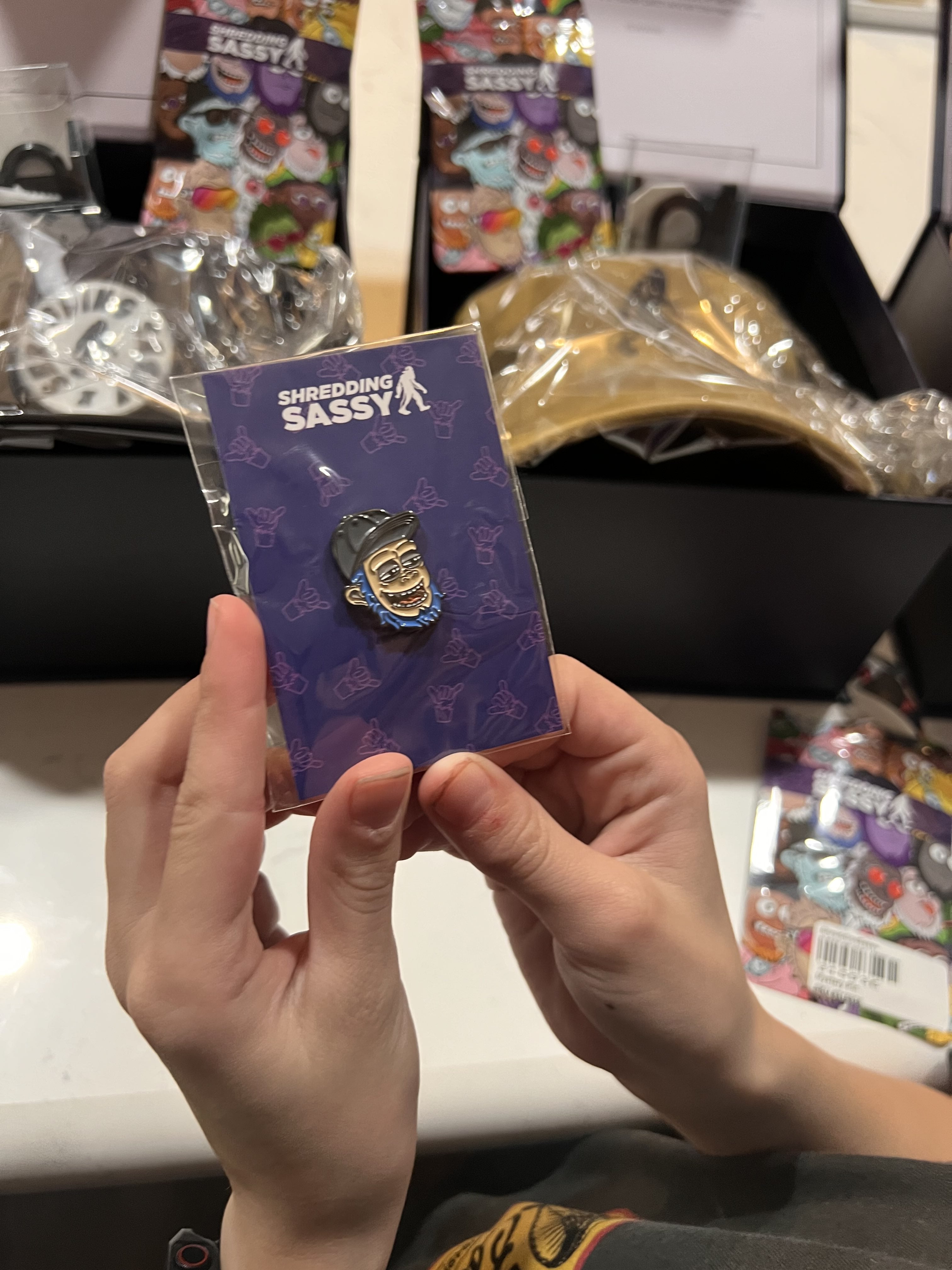 Shredding Sassy Heads - Blind Pack - Mystery Enamel Pin