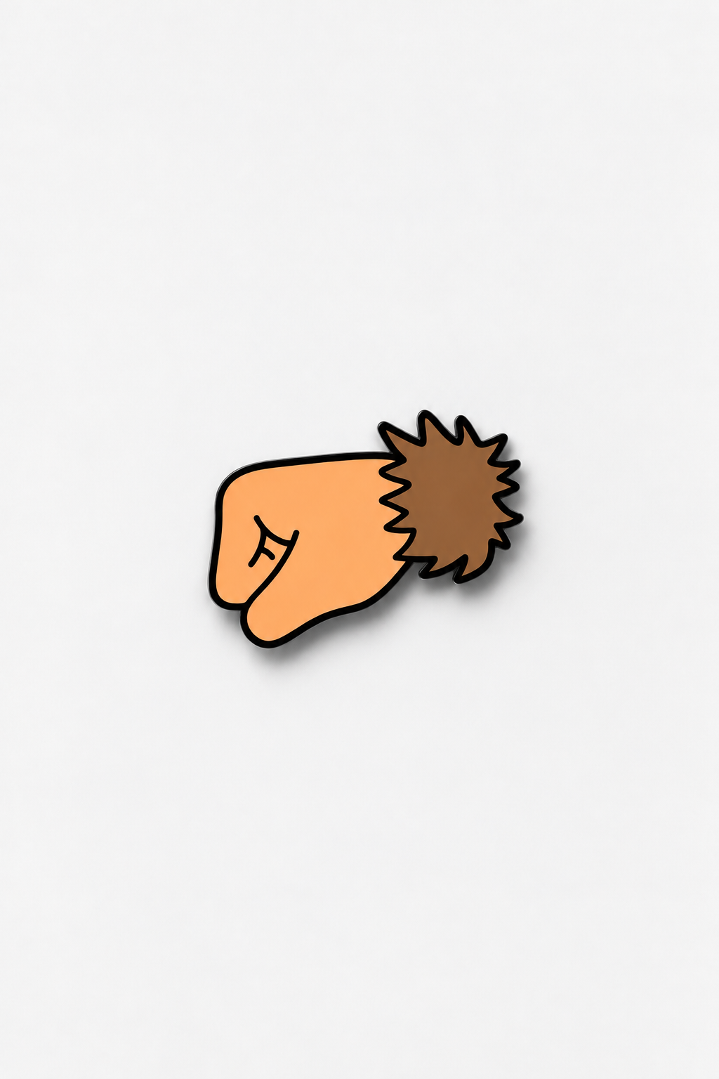 Fist Pointing Left Emoji Pin