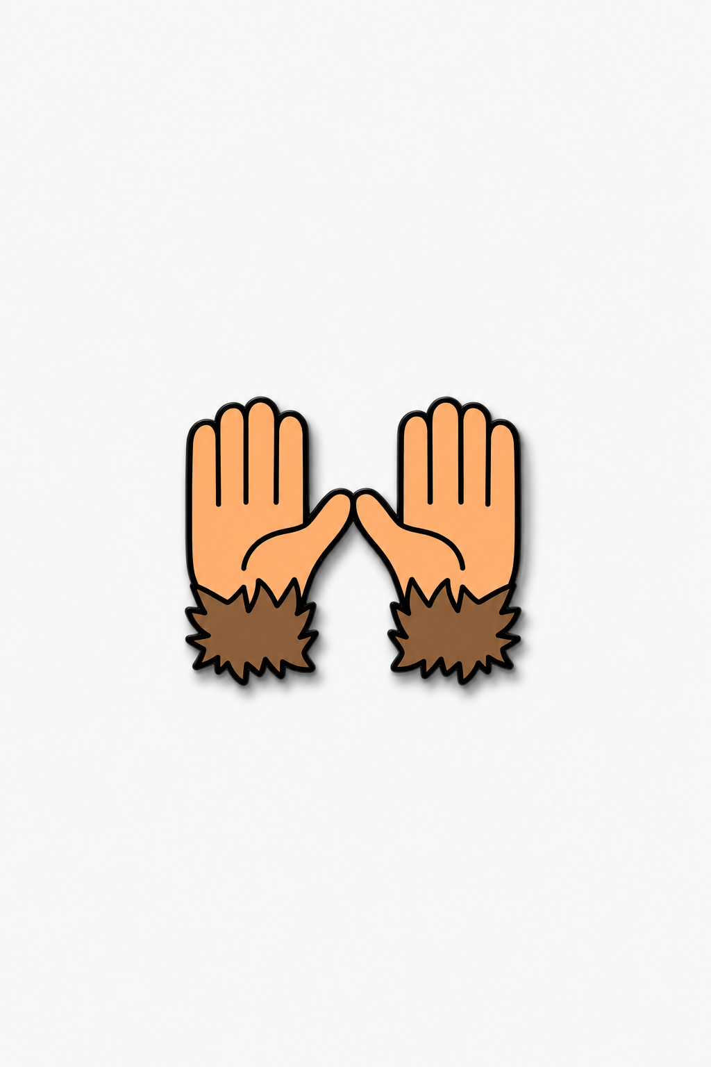 Hands Up Emoji Pin