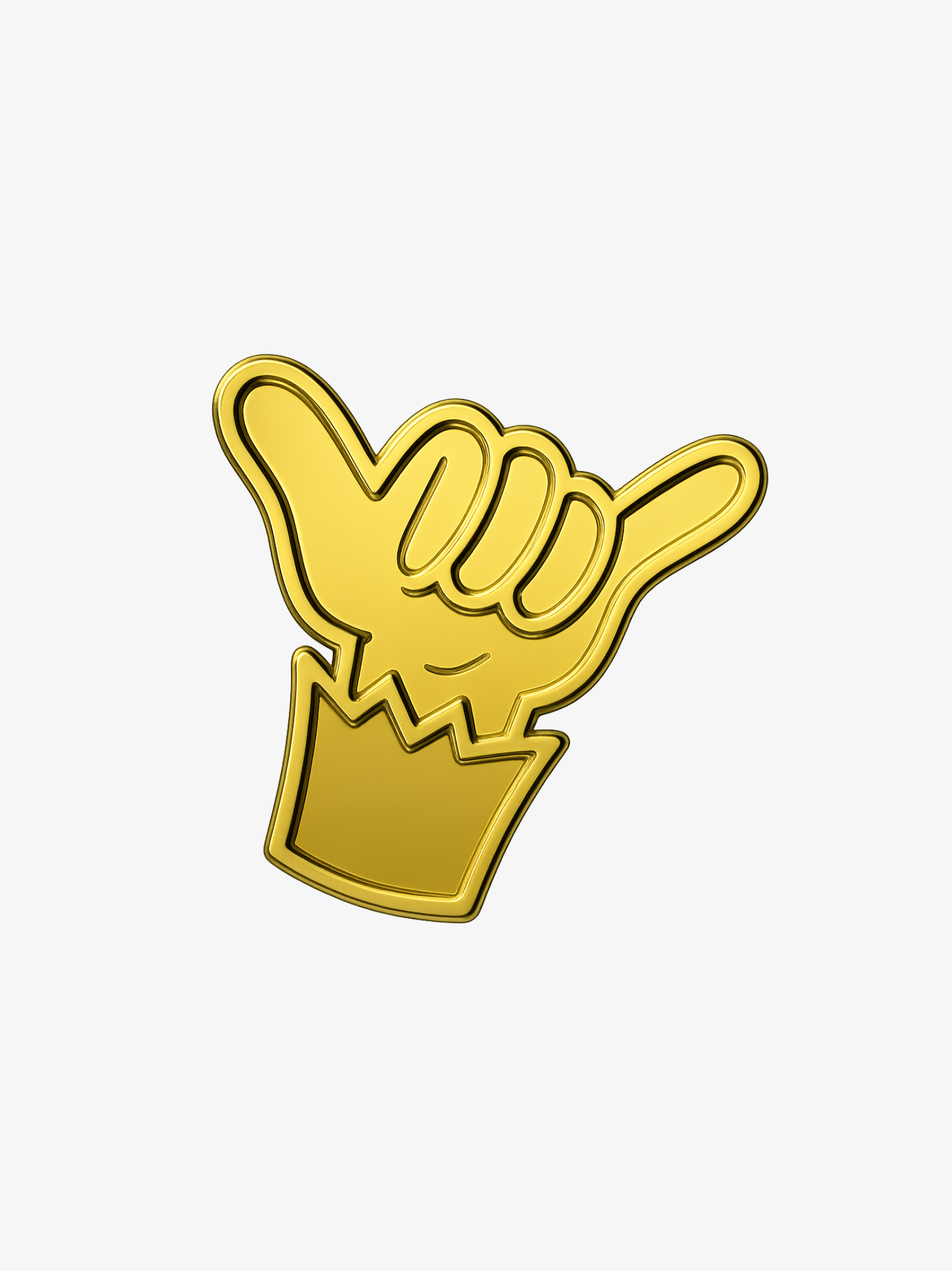 Shaka Pin - Gold