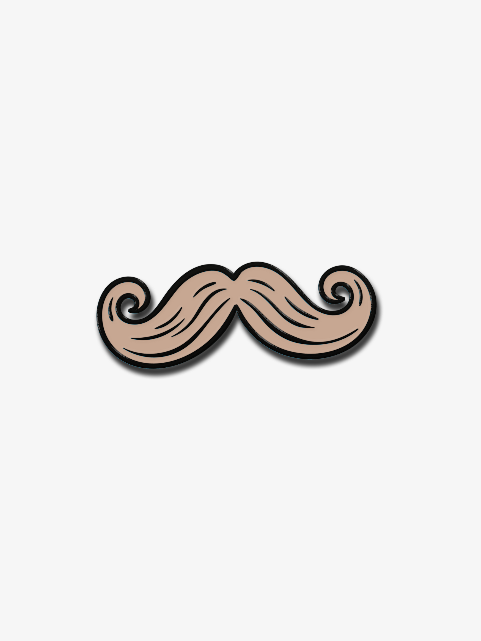 Mustache Pin