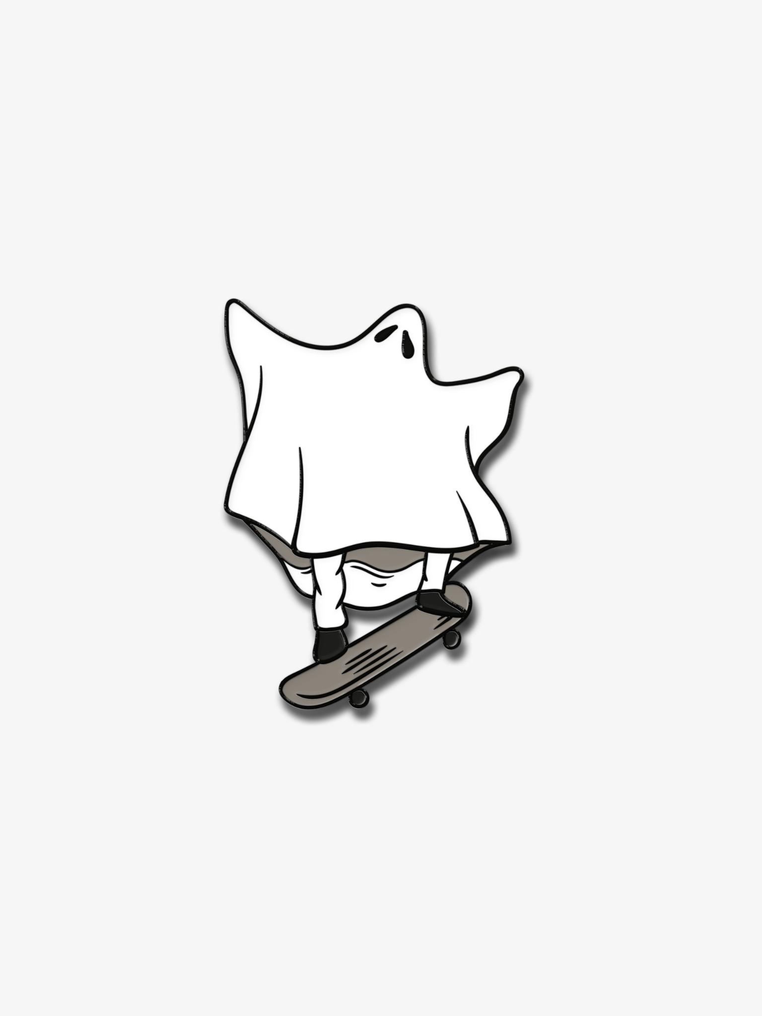 Ghost Skater Pin