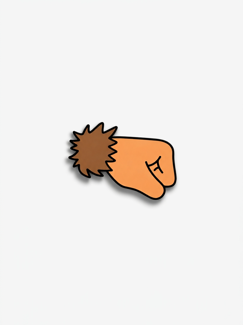 Fist Pointing Right Emoji Pin