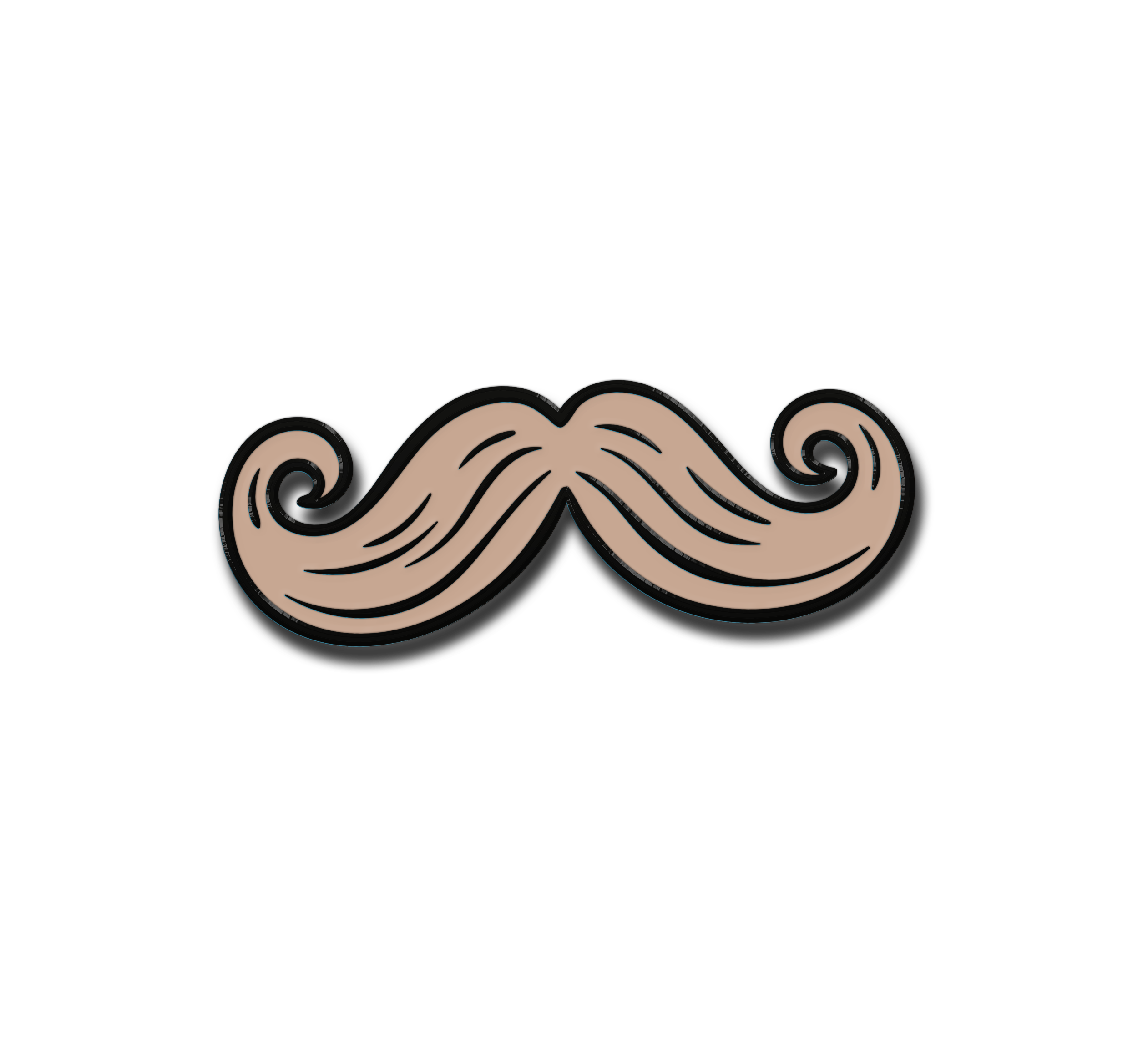 Mustache Pin