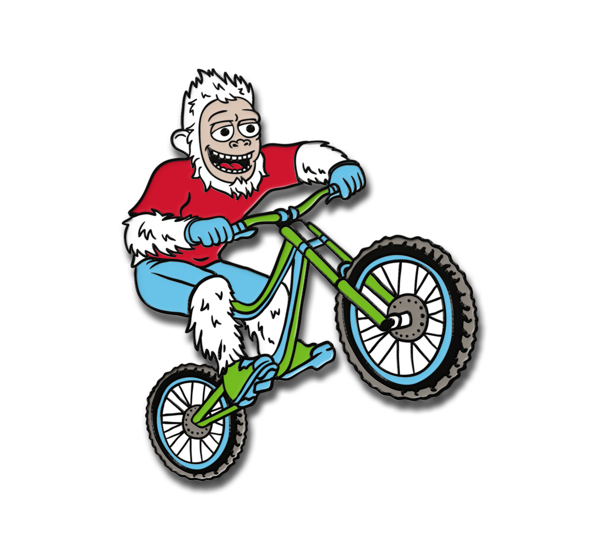 lustige mountainbike bilder MTB Sassy Pin – Shredding Sassy