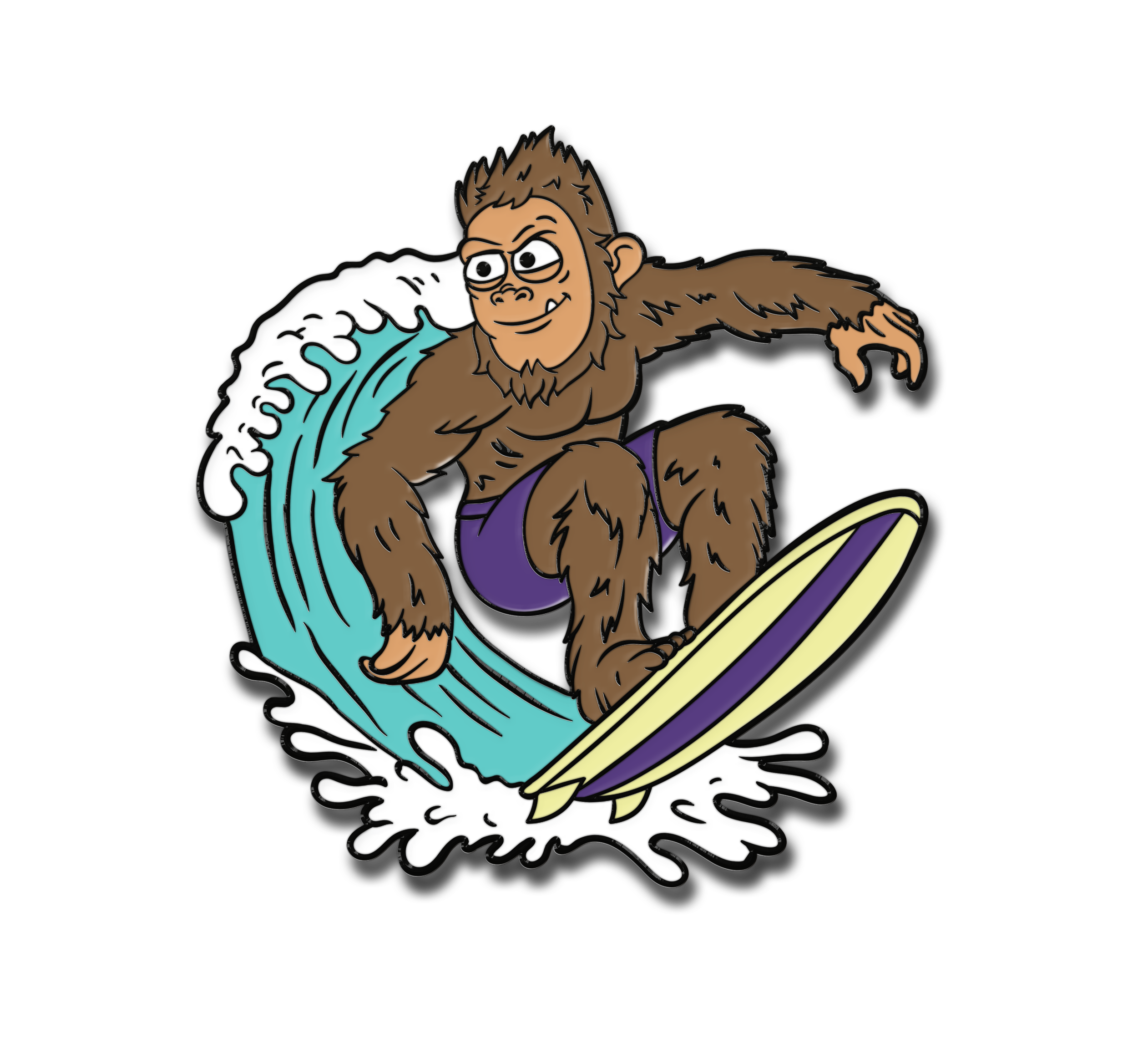 Surf Sassy Pin
