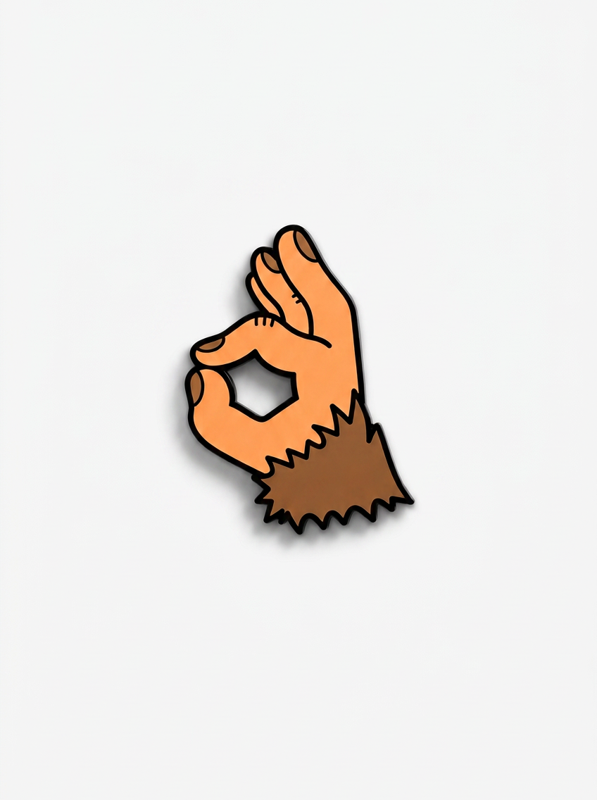 OK Emoji Pin