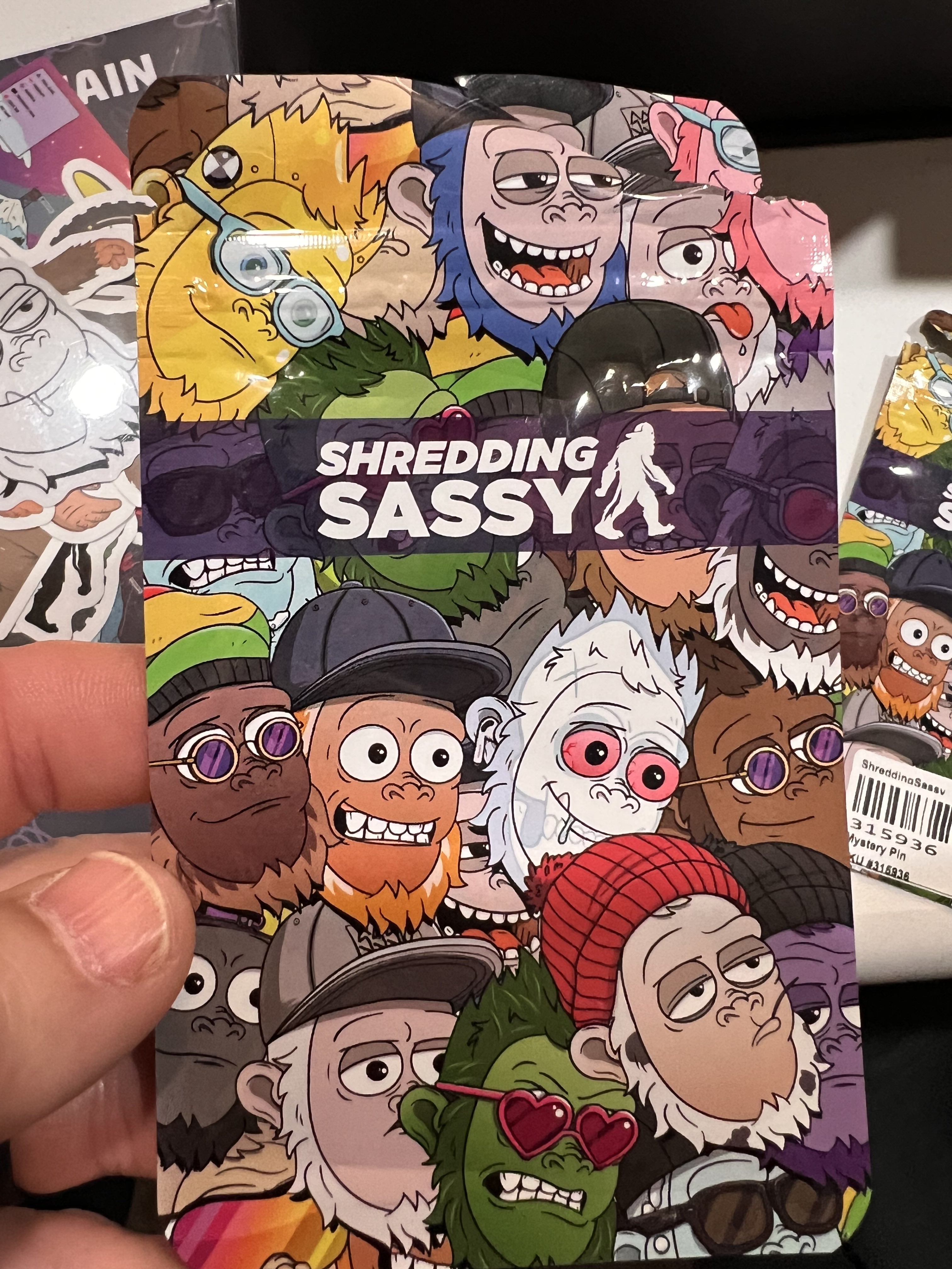 Shredding Sassy Heads - Blind Pack - Mystery Enamel Pin