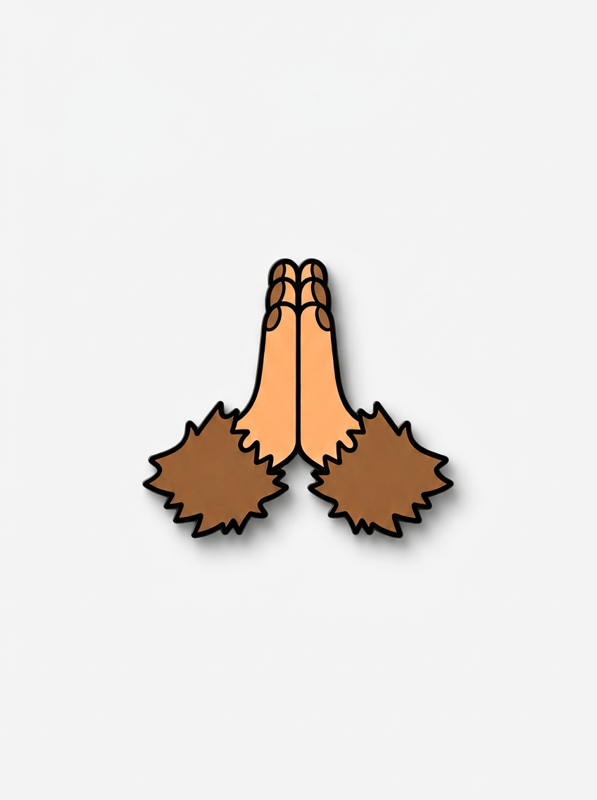 Prayer Hands Emoji Pin
