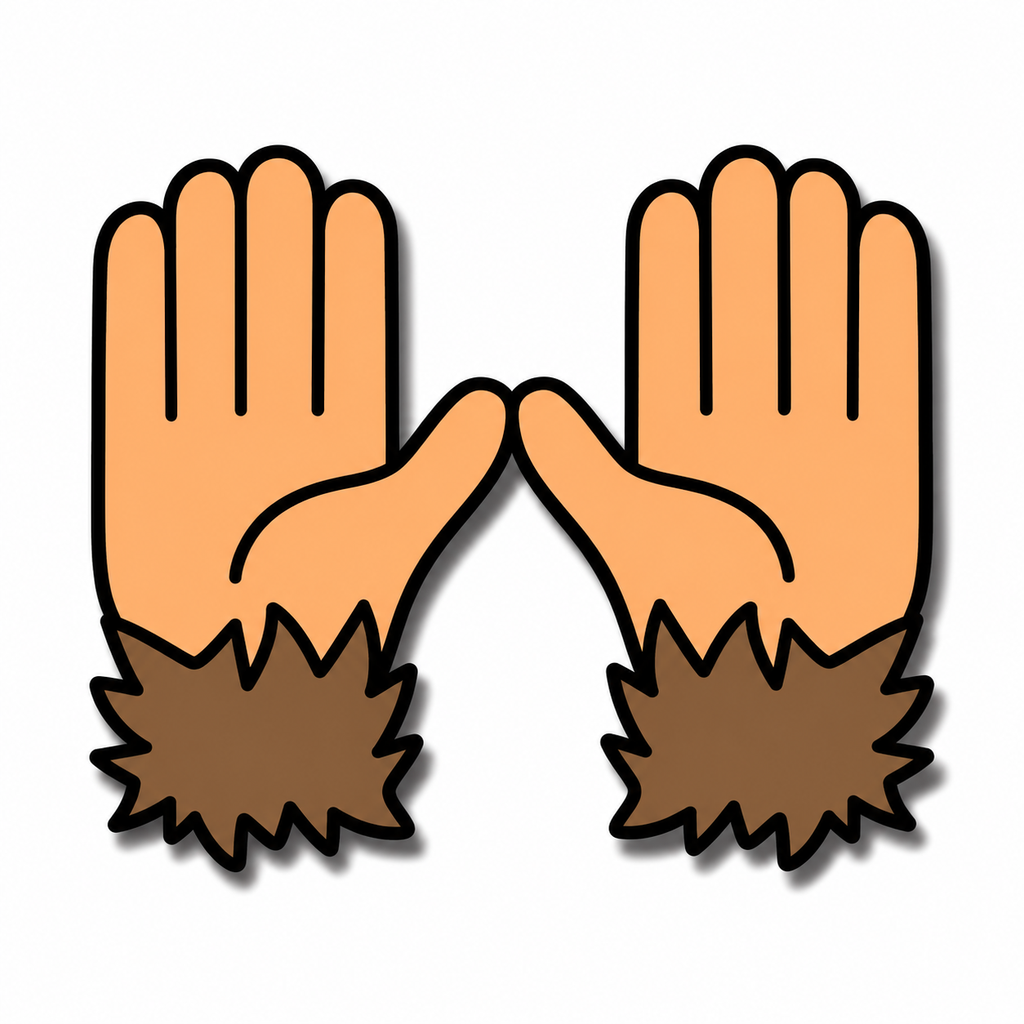 Hands Up Emoji Pin