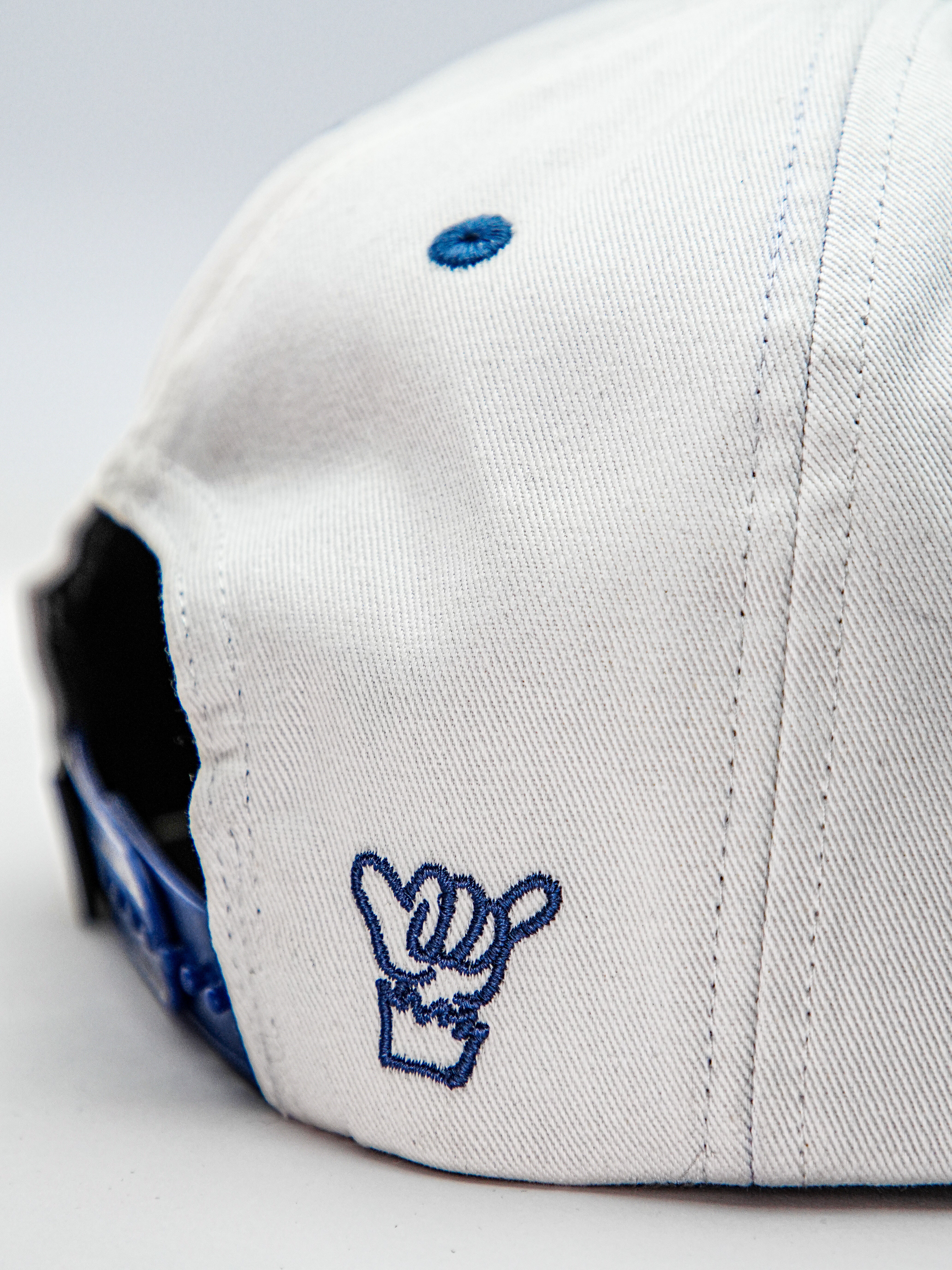 Sassy Unstructured Snapback Blue/White