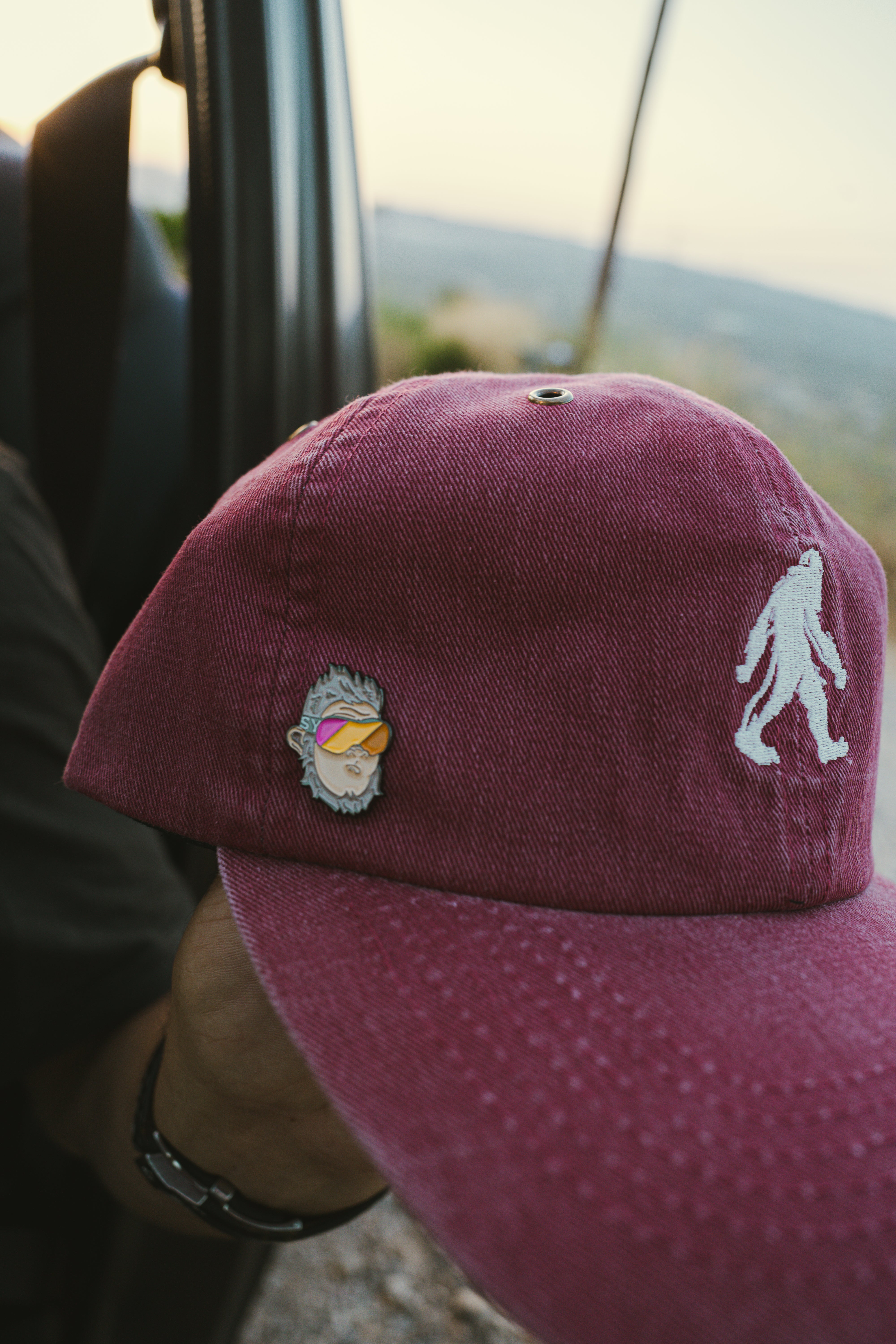 Icon Dad Cap - Wine