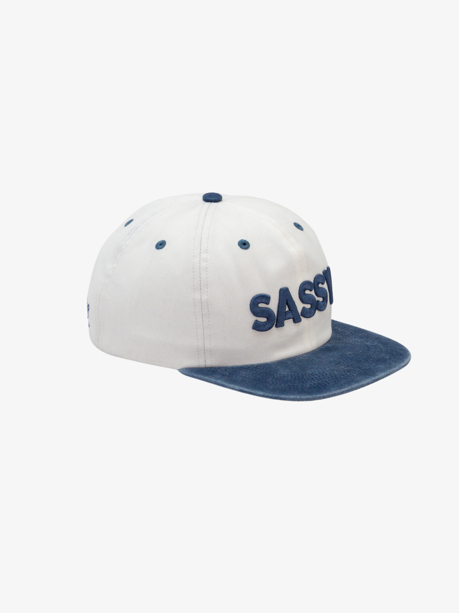 Sassy Unstructured Snapback Blue/White