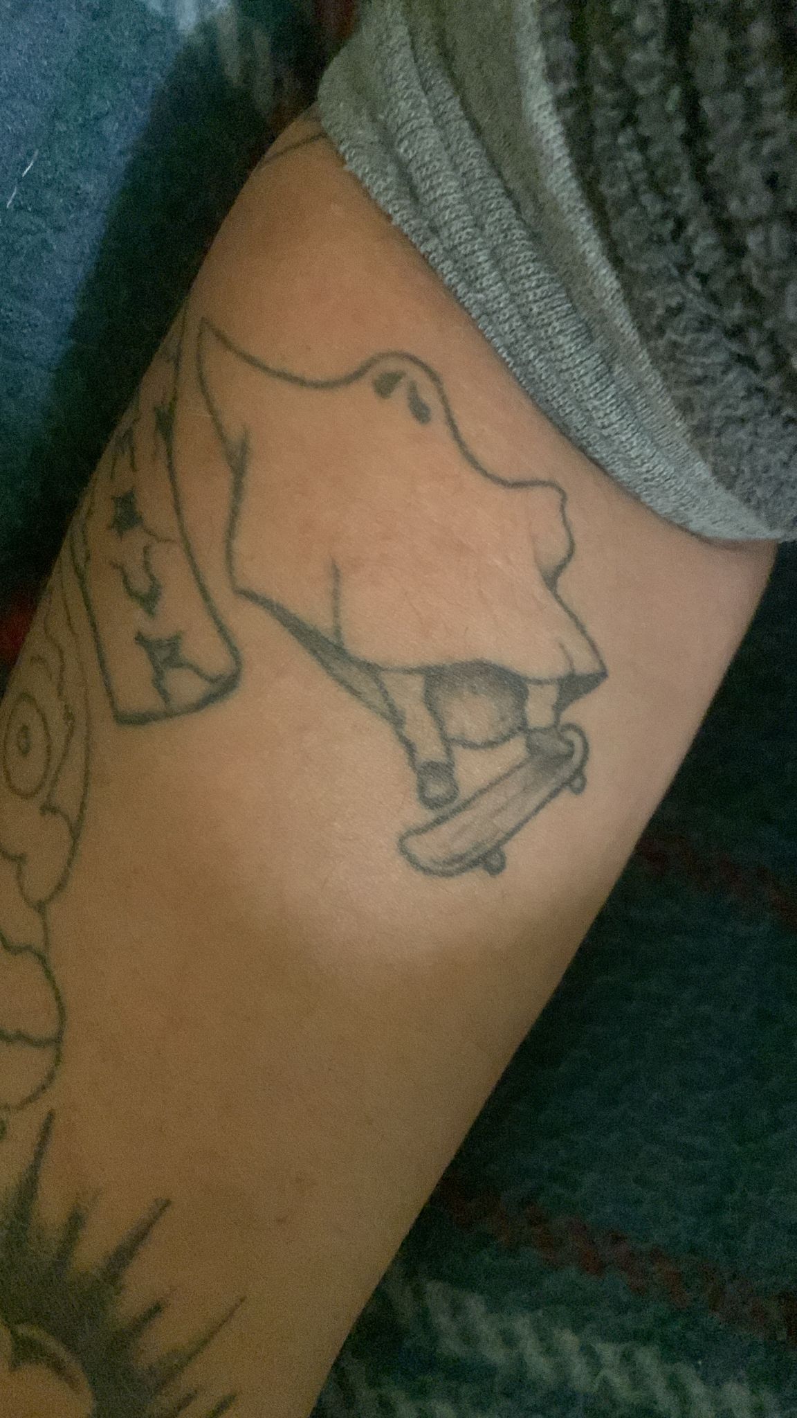 Ghost Skater Pin